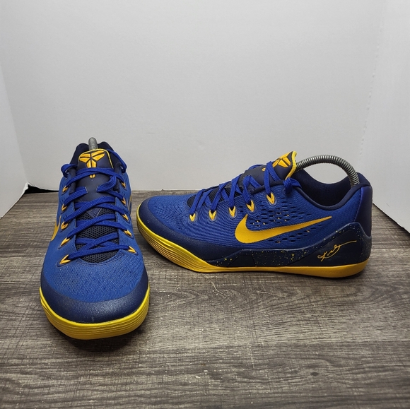 Nike Other - Nike Kobe 9 EM Gym Blue University Gold 646701-474 RARE Men's Size 8